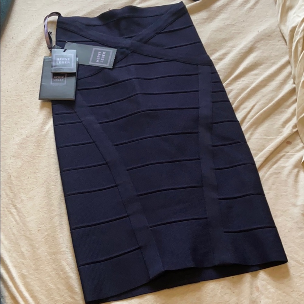 Herve leger bodyknit pencil skirt size XS
